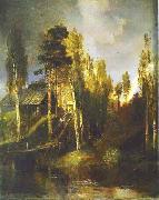 Alexei Savrasov Monastery Gates oil painting artist